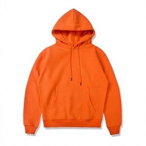 Sweat-shirt à capuche unisexe en tricot d'automne, couleur unie, avec poche kangourou, personnalisable avec photo et logo, en polaire respirante, en polyester, sweat-shirt personnalisé - Product Image 2