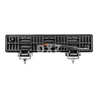 Barre lumineuse LED DXZ H-12C-48 de 12 pouces, 48 LED, DC9V-30V, 144W, pour voiture/camion/SUV/bateau, éclairage de travail automobile, modification/amélioration tout-terrain, garantie 1 an