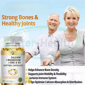 Capsules molles <span class=keywords><strong>de</strong></span> vitamine D3 OEM 5000, soutien immunitaire, calcium, magnésium, zinc, capsules molles <span class=keywords><strong>de</strong></span> vitamine D3 pour des os solides - Product Image 3