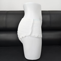 Culottes menstruelles jetables blanches de haute qualité pour femmes, usage nocturne, super absorption, protection contre les fuites latérales, en pâte de bois