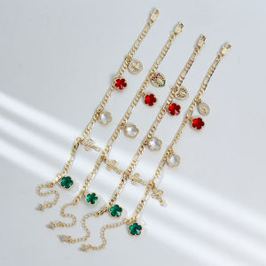 Grosir perhiasan modis massal gelang rantai tenis dengan manik rosario Salib Katolik Guadalupe Vrigin Mary jimat untuk Gelang - Product Image 2