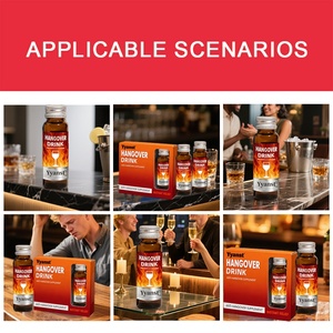 Boisson naturelle anti-gueule de bois de haute qualité OEM/ODM – Protection essentielle et soutien détoxifiant du foie – Liquide oral - Product Image 3