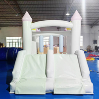 Maison de rebond commerciale pour enfants en gros avec toboggan gonflable extérieur château de saut gonflable