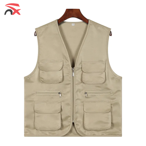 Gilet en polyester personnalisé à logo, multi-poches, sans manches, en maille, pour le <span class=keywords><strong>travail</strong></span> et les activités <span class=keywords><strong>de</strong></span> bénévoles – Vente en gros à prix réduit - Product Image 5