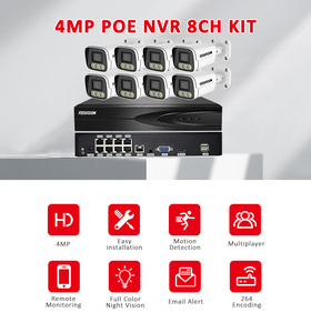 Fosvision 8CH <span class=keywords><strong>IP</strong></span> 4MP máy ảnh ngoài trời Bullet <span class=keywords><strong>Camera</strong></span> An Ninh POE NVR Kit CCTV <span class=keywords><strong>Camera</strong></span> Hệ thống an ninh - Product Image 3