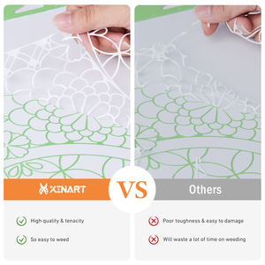 XINART HTV ไวนิลแผ่นไวนิลถ่ายเทความร้อนสำหรับ <span class=keywords><strong>Cricut</strong></span> 12X10นิ้ว25สีเป็นตัวเลือก - Product Image 3