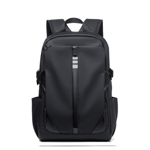 Men's Large-Capacity Multi-Functional Laptop <b>Backpack</b> Fashionable Business Commuting Bag for Casual Travel Zipper Closure - Product Image 1