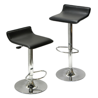 Tabouret de bar en cuir réglable en hauteur, structure métallique, design industriel moderne, pour hôtel, salle à manger, cuisine commerciale