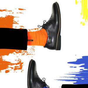 Chaussettes mi-mollet colorées pour le quotidien, style gentleman britannique, chaussettes de travail unies, sept jours, couleurs différentes, coton respirant - Product Image 4