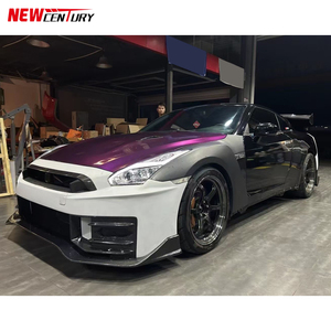 Para 2008-<span class=keywords><strong>2016</strong></span> <span class=keywords><strong>Nissan</strong></span> GTR35 Facelift 24 kit envolvente antiguo Facelift parachoques delantero y trasero faldones laterales paneles de hoja de ala trasera - Product Image 4