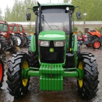 Tractor Usado para Agricultura J Deere 5E 954 95HP 4x4WD Tractor Compacto Agrícola Maquinaria Agrícola Massey Ferguson MF385