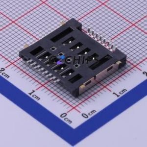 SI31C-08200 SIM Card <b>Connector</b> SMD <b>Connector</b> Plug-In Type <b>Mini</b> SIM Card Card Holder 3mm - Product Image 2