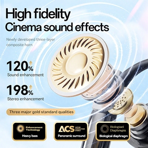 Audífonos Deportivos Inalámbricos GBE M111 OWS de Conducción Ósea con Pantalla LED, Sonido Espacial, Cancelación de Ruido ENC para Llamadas, Audífonos Inteligentes IPX-4 de Baja Resistencia - Product Image 6