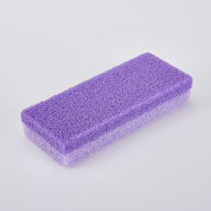 Lima doble para pies al por mayor, esponja de pedicura de alta calidad, piedra pómez para pies, depurador removedor de callos de piel dura - Product Image 1