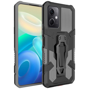 Funda magnética de armadura a prueba de golpes para <span class=keywords><strong>Xiaomi</strong></span> Redmi Note 10 9 <span class=keywords><strong>Pro</strong></span> Max / 12 11 <span class=keywords><strong>Pro</strong></span> / 9T 11SE, funda de soporte multifunción con Clip trasero - Product Image 1