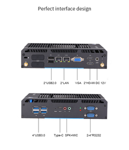 <span class=keywords><strong>Mini</strong></span> PC sans ventilateur bon marché Barebone 2 LAN Triple écrans <span class=keywords><strong>Serveur</strong></span> Linux I3-5005U/I3-6006U - Product Image 2