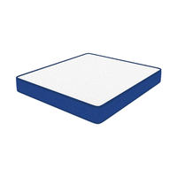 Matelas compressé sous vide en rouleau, avec ressorts ensachés indépendants, en latex, coton à mémoire de forme Mengsi et fibre de coco.