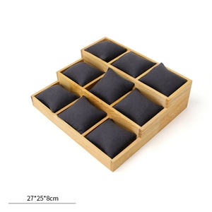 Wholesale19 High Quality 19 & 12 Slot Wooden <b>Watch</b> Bracelet Display Box Premium Jewelry Container Packaging - Product Image 4