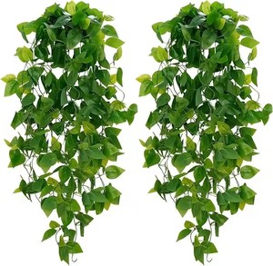 Plantas Artificiales Colgantes de Alta Calidad al por Mayor, Hojas de Hiedra para Decoración de Paredes, Casas, Habitaciones, Patios, Interiores y Exteriores - Product Image 1