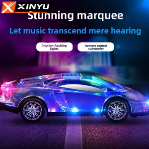 ODM/OEM WS-980 Altavoz Bluetooth para Auto con Sistema de Sonido Estéreo y Subwoofer, Iluminación LED RGB 5.3, Resistente al Agua IPX5, Modelo de Auto Deportivo - Product Image 3