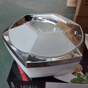 Juego de 3 piezas de cazuelas octogonales aisladas de 5L, 6L y 7L con asas chapadas en oro, calentador de alimentos para banquetes y comidas en África y Canadá - Product Image 3