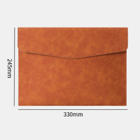 Carpeta de Cuero para Documentos A4, Bolsa de Archivo Portátil y Maletín con Portadocumentos para Oficina y Uso Profesional