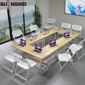 Silla de entrenamiento ejecutiva moderna, malla transpirable, cuero, plegable, diseño ergonómico de acero PP, muebles de oficina fabricados en <span class=keywords><strong>China</strong></span> - Product Image 3