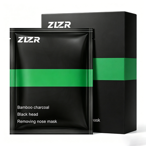 ZLZR <b>Bamboo</b> Charcoal Blackhead Removing Nose Mask <b>Sheet</b> for All Skin Types - Product Image 1