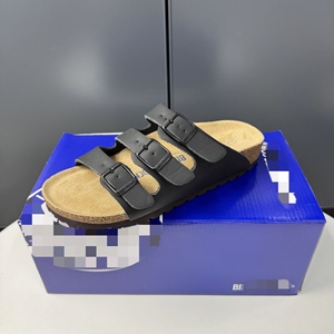 Sandales en liège unisexe à trois brides, orthopédiques, semelle souple en EVA, boucles réglables, pour l'été et la plage, pour hommes et femmes - Product Image 3