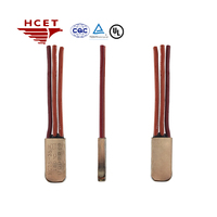 Interruptor térmico bimetálico HC25, caja de Metal de 135 grados C, Protector de corte térmico con batería eléctrica para sobrecarga trifásica