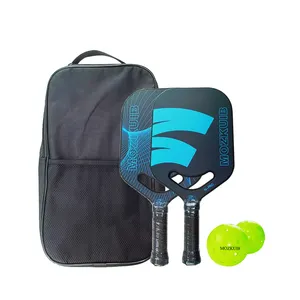 एनईओबी पिकलबॉल पैडल हल्के कार्बन फाइबर पिकलबॉल रैकेट कस्टम लोगो कार्बन पिकलबॉल पैडल कैरी बैग के साथ