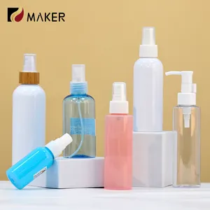 Desain Baru 200Ml PET Warna-warni Dapat Digunakan Kembali 300Ml Plastik 500Ml Semprotan Kabut Halus Botol Semprot Air Rambut Salon Alkohol Terus Menerus