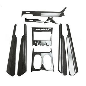 Autocollants de garniture intérieure de console centrale en fibre de carbone sèche forgée pour Lamborghini URUS 2018-<span class=keywords><strong>2023</strong></span> – Pièces de modification et amélioration intérieure - Product Image 3