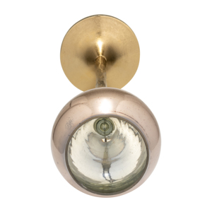 Grand porte-bougie décoratif en verre et métal pour bougies chauffe-plat et pilier, idéal pour centre de table - Product Image 2