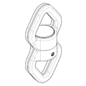 Ball Bearing Aluminum Alloy (Anodized) Swivel OEM/ODM Manufacturer Taiwan 30kN EN 354:2011 & EN 365:2005 Certified - Product Image 4