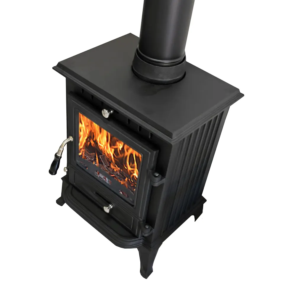 Eco Design Gusseisen Holzofen Indoor Real Fire Herd