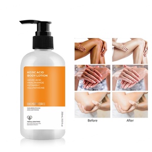 Crème hydratante pour la peau noire féminine avec logo personnalisé, lissante, hydratante, blanchissante, à l'acide kojique, lotion pour le corps - Product Image 6