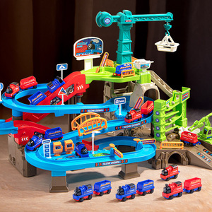 Circuit de Course EPT pour Enfants : Ensemble Éducatif Aventure Spatiale avec Voitures Inertielles Coulissantes et Parking pour Garçons et Filles - Product Image 1