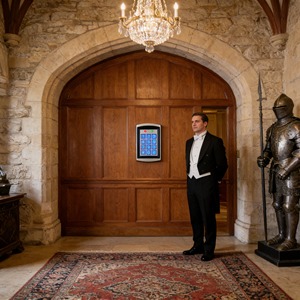 Controllo Accessi per Magazzini Logistici con Inserimento Dati Residenti Tramite Messaggio Cellulare, Regolazione Tempo di Sblocco, Resistenza alle Intemperie - Product Image 1