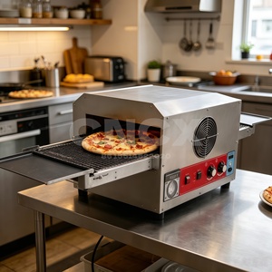 <span class=keywords><strong>Horno</strong></span> de Pizza Eléctrico de 12 Pulgadas, Compacto, de Acero Inoxidable, para Mostrador, Ideal para Tiendas de Comida para Llevar y Restaurantes de Comida Rápida - Product Image 1