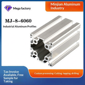 Conector de Perfil de Aluminio Industrial 6060 para Banco de Trabajo, Estándar Europeo, Anticorrosión, para Piso de Apartamento - Product Image 1