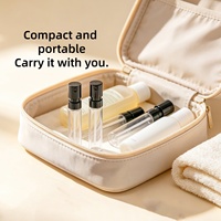 Flacons d'échantillons cosmétiques en gros, mini flacons portables vides de 2 ml à col serti, rechargeables, en verre, pour parfum et voyage