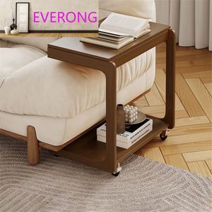 <span class=keywords><strong>Mesa</strong></span> Auxiliar para Sofá <span class=keywords><strong>con</strong></span> <span class=keywords><strong>Ruedas</strong></span> Universales, <span class=keywords><strong>Mesa</strong></span> de Centro de Madera Maciza, <span class=keywords><strong>Mesa</strong></span> Auxiliar Móvil en Forma de C para Sala de Estar, <span class=keywords><strong>Mesa</strong></span> de Centro para Computadora - Product Image 2