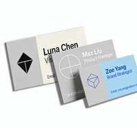 Cartes de visite imprimées de luxe avec une qualité supérieure et un service de conception gratuit Impression à la demande Impression sur carton pour les entreprises