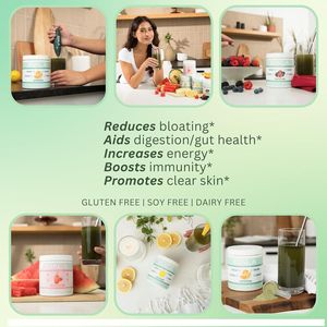 La saveur de pastèque de supplément de légumes naturels de poudre de Super <span class=keywords><strong>Greens</strong></span> soutient le paquet d'OEM de poids sain - Product Image 4