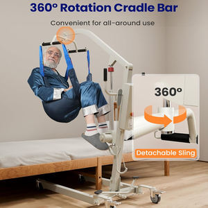 Elektrischer Aufstehlifter und Transferstuhl, Tragbar und Verstellbar, Mobilitätsunterstützung für Senioren und Behinderte für Zuhause - Product Image 6