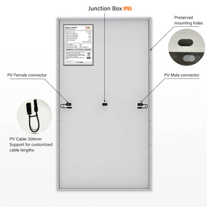 แผงโซลาร์เซลล์แบบโมโนคริสตัลไลน์ Srsolar 545W 550 วัตต์ 1000 วัตต์ 600 วัตต์ รุ่น Pro N-type สำหรับระบบโซลาร์เซลล์ - Product Image 3