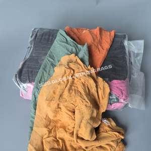 Paños de algodón industriales al por mayor de 10 lb, paños de lana de algodón 100% de colores, paños de limpieza tipo sudadera para limpieza - Product Image 1