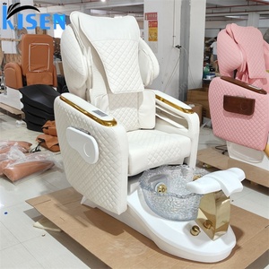 เก้าอี้ทำเล็บมัลติฟังก์ชั่น KISEN สำหรับร้านเสริมสวย ปรับแต่งสีหนังได้ เก้าอี้นวดเท้าสำหรับสปาและร้านเสริมสวย - Product Image 4
