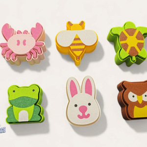 FUSEJOY3D Porte-clés Clicker Animal Imprimé en 3D, Anti-stress Fidget, Pendentif de Sac à Bouton - Product Image 1